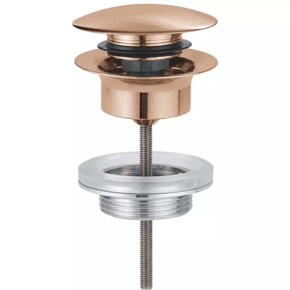 Клапан донный Grohe Click-Clack 1 1/4" для умывальника Бронзовый брашированный (65807DL0) Клапан донный Grohe Click-Clack 1 1/4" для умывальника Бронзовый брашированный (65807DL0)