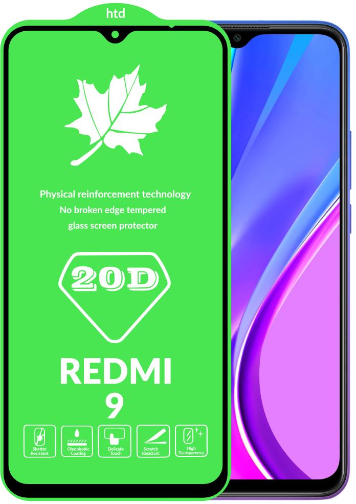 Защитное стекло 20D Glass Xiaomi Redmi 9 большой радиус (15767) Защитное стекло 20D Glass Xiaomi Redmi 9 большой радиус (15767)