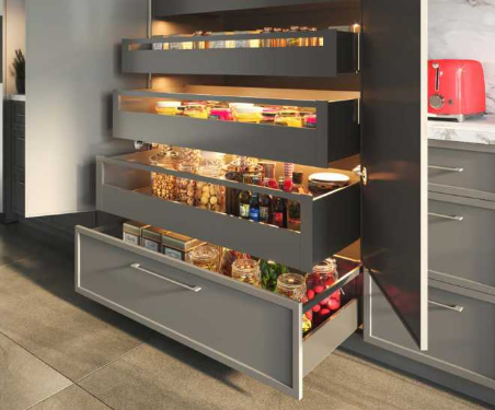 Комплект передня панель GTV 1200 мм з кріпленням для внутрішнього ящика A H-110 AxisPro Білий (26525570) - фото 2 Комплект передня панель GTV 1200 мм з кріпленням для внутрішнього ящика A H-110 AxisPro Білий (26525570) - фото 2