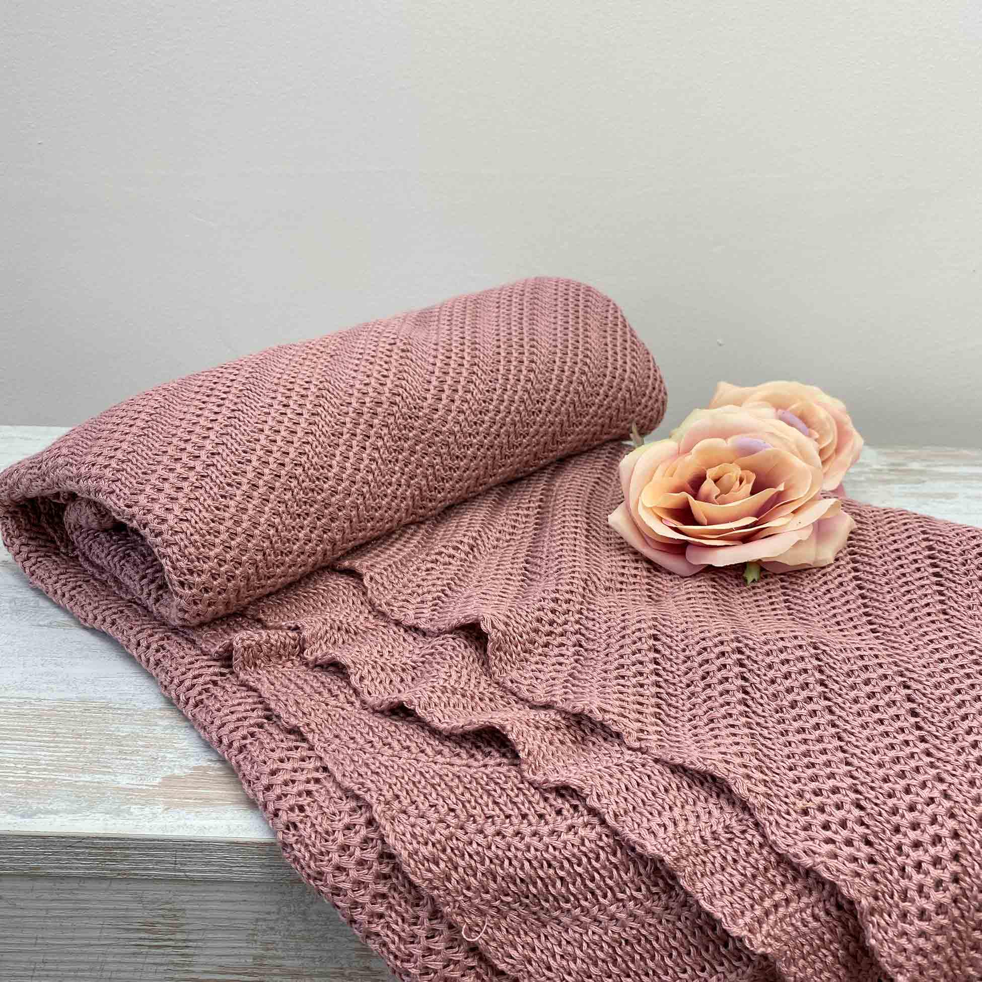 Плед Лука полоска 130х170 см Темно-розовый - фото 3 Плед Лука полоска 130х170 см Темно-розовый - фото 3