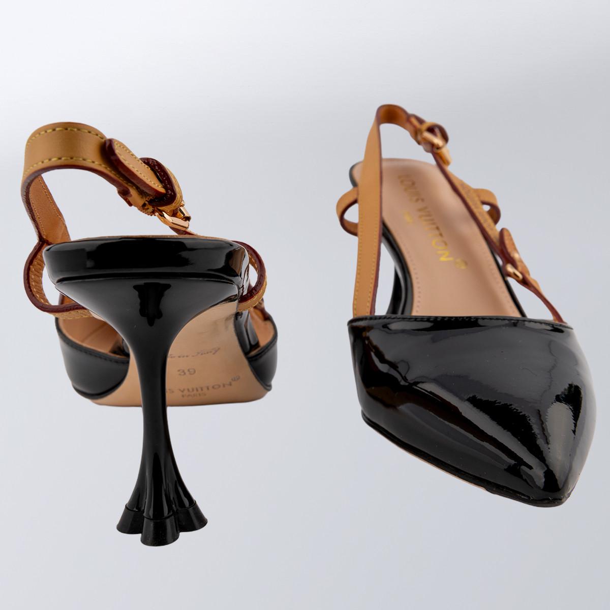 Слінгбекі Blossom жіночі повсякденні Louis Vuitton р. 39 Чорний (2797308474) - фото 5