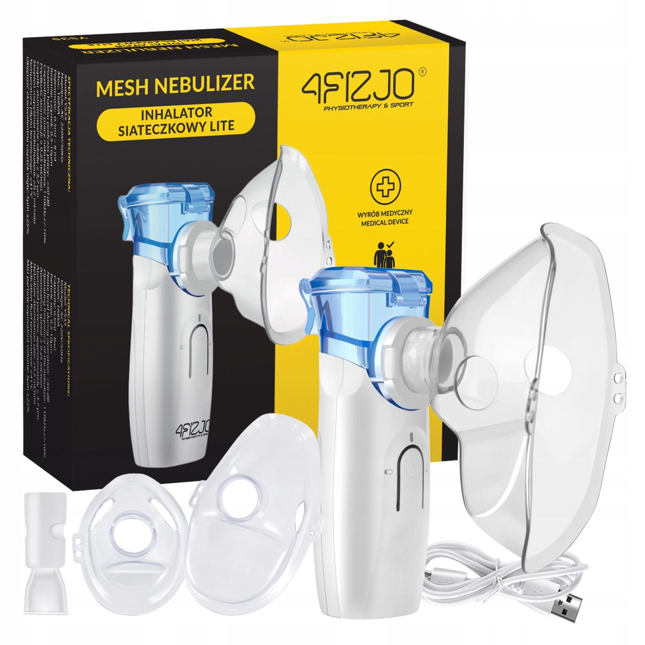 Інгалятор 4fizjo LITE Mesh портативний ультразвуковий (P-5905973402057) Інгалятор 4fizjo LITE Mesh портативний ультразвуковий (P-5905973402057)