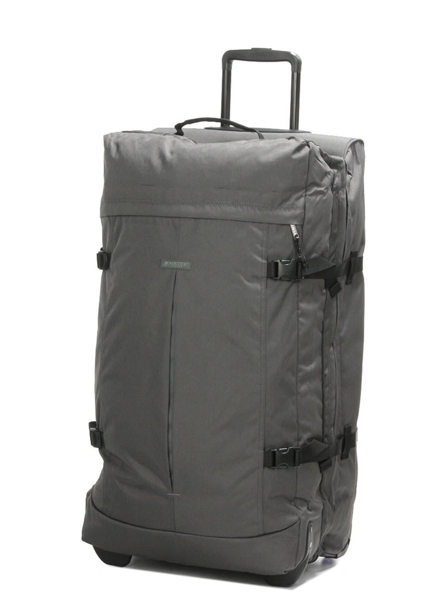 Дорожная сумка на колесах средняя Airtex L 78х39х35 см 98 л 3,1 кг Серый (827-78)