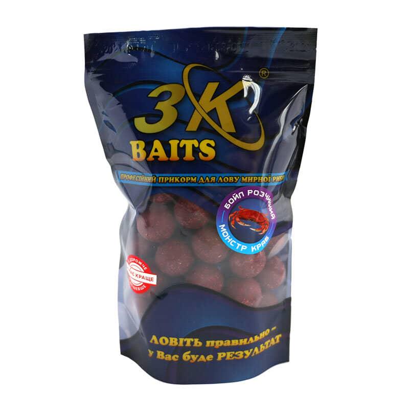 Бойл розчинний 3KBaits Монстр краб 24 мм 400 г (3KB1278)