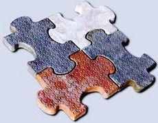 Форма для виготовлення плитки №1 Пазл 450х390х35 мм - фото 2