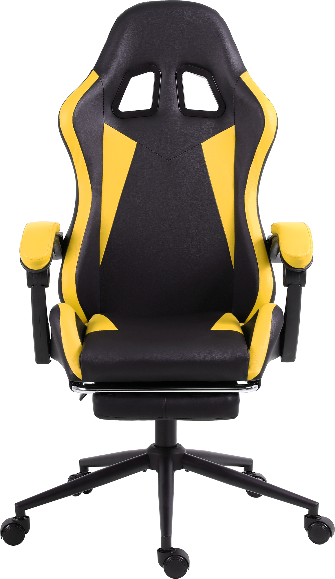 Крісло геймерське GT Racer X-2323 Black/Yellow - фото 5