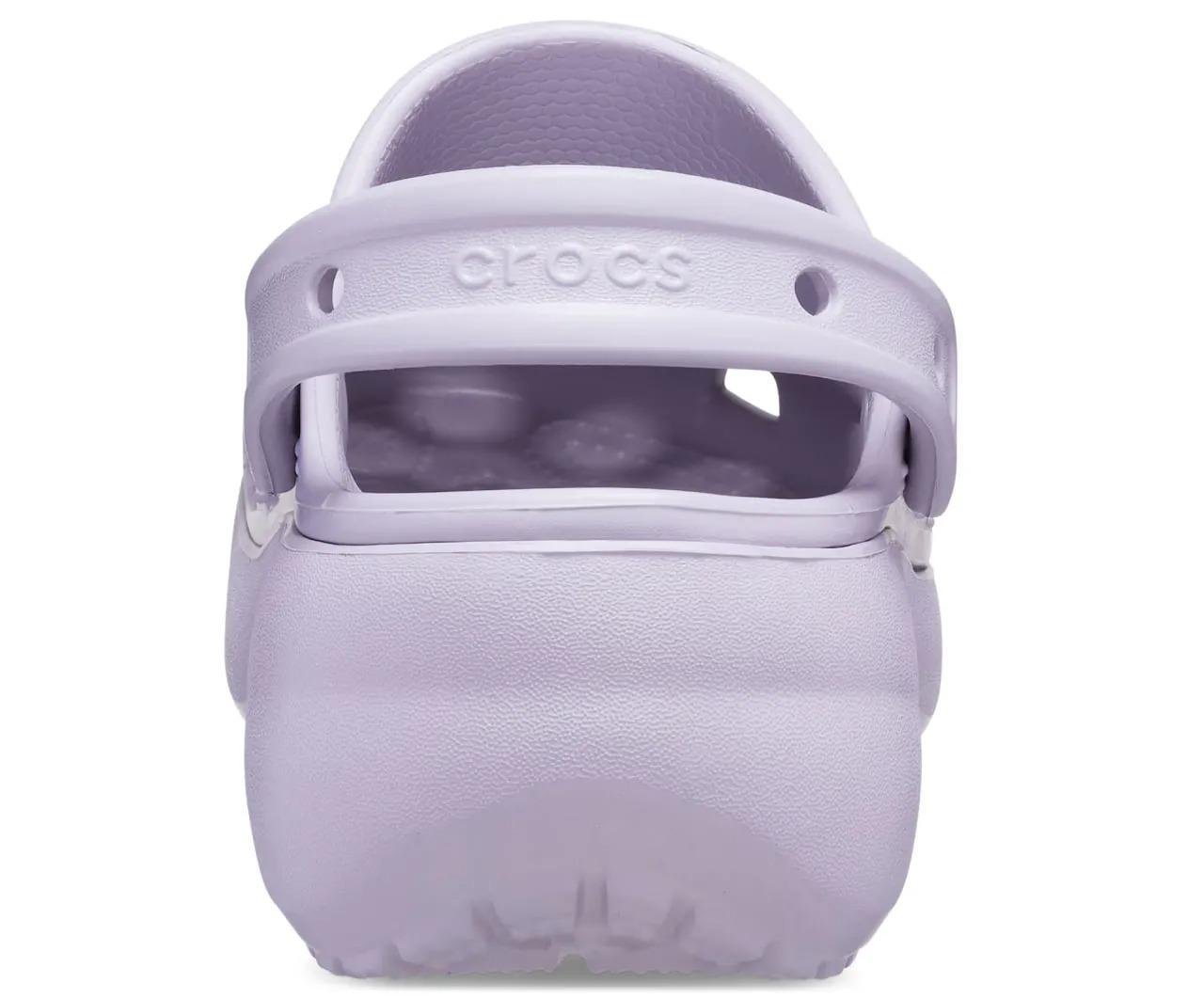 Кроксы женские Crocs Classic Platform Clog W6 р. 36 37-22 см Mauve Mist (206750) - фото 5