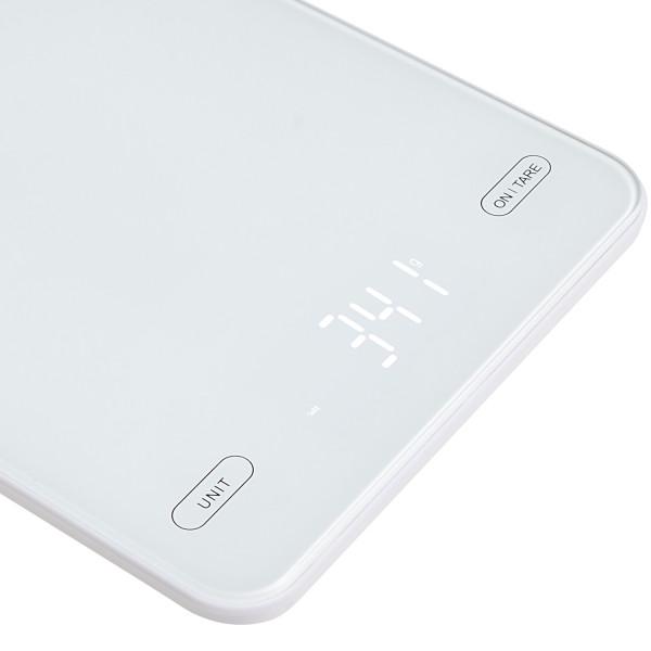 Ваги кухонні електронні Adler AD 3177 до 10 кг USB Type-C скляні з автовимкненням White (AD3177W) - фото 4 Ваги кухонні електронні Adler AD 3177 до 10 кг USB Type-C скляні з автовимкненням White (AD3177W) - фото 4