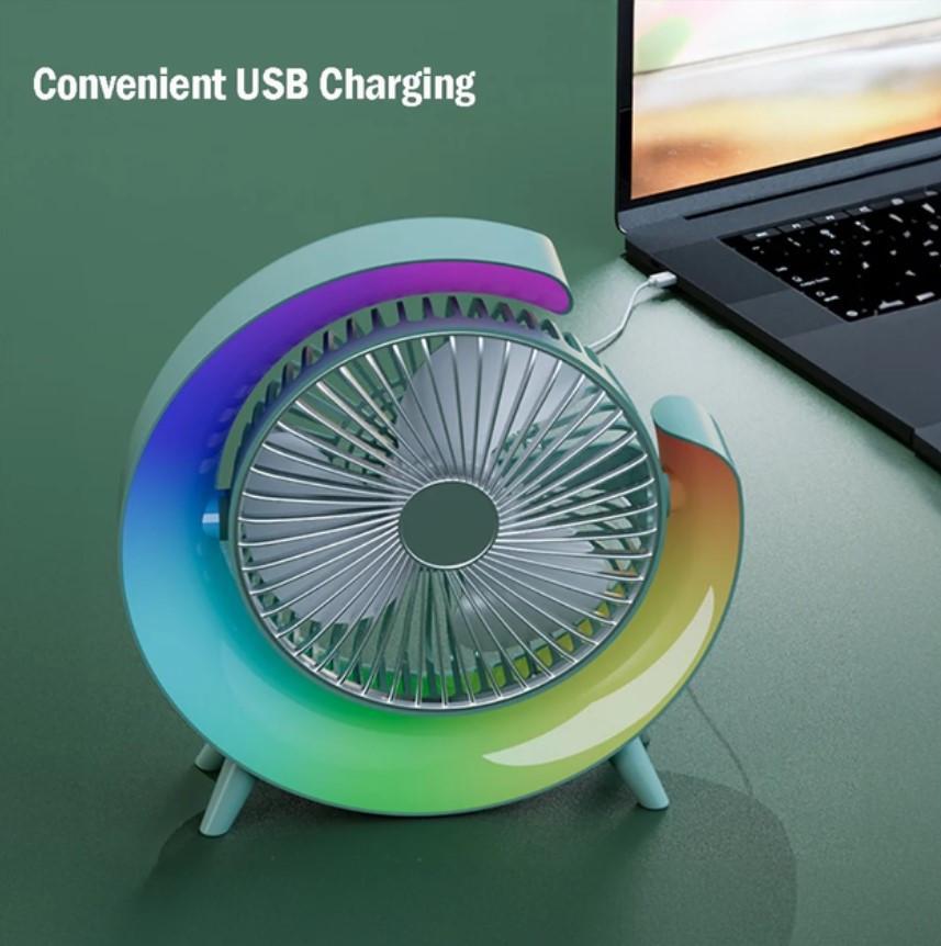 Вентилятор настольный с LED подсветкой RGB/на аккумуляторе/USB (MX-00009125) - фото 10 Вентилятор настольный с LED подсветкой RGB/на аккумуляторе/USB (MX-00009125) - фото 10