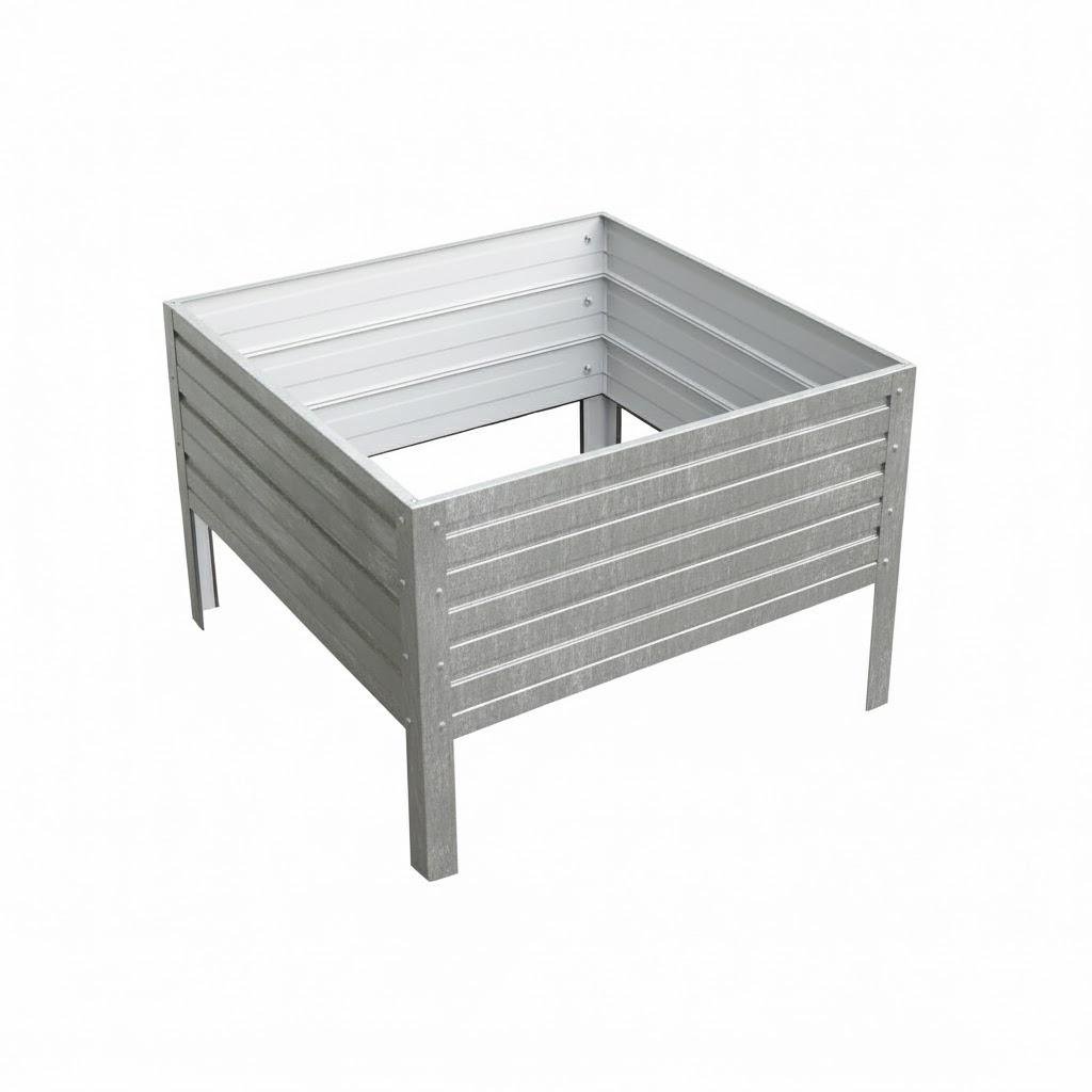 Грядка оцинкована SIMBUD 0,7х0,7х0,3 м цинк (30770403)