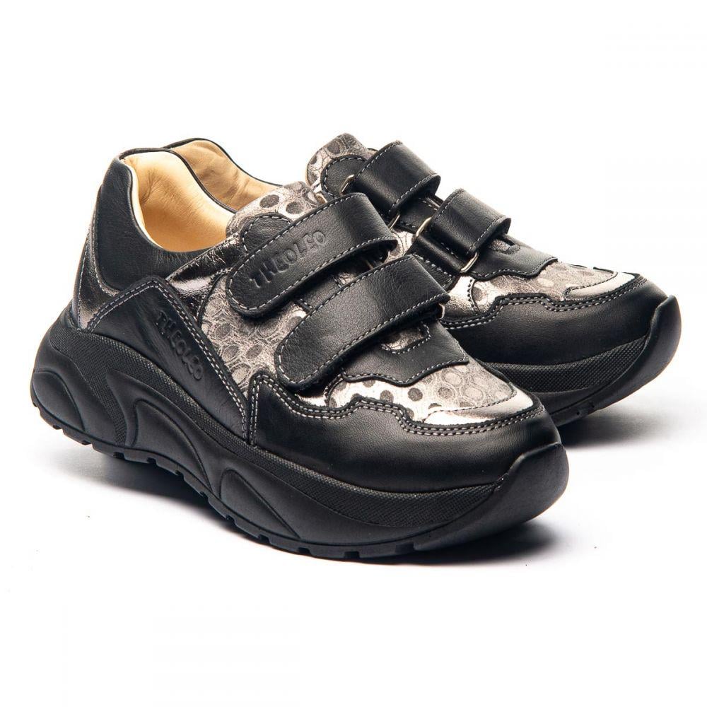 Кроссовки The Leo 1309 для девочек р. 31 20,5 см Черный/Золотистый