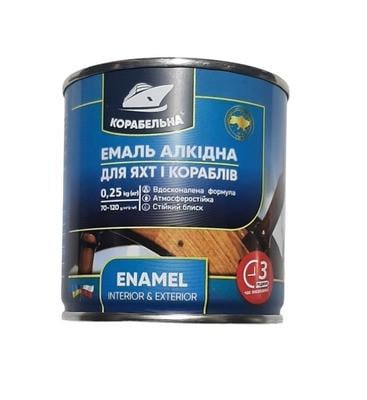 Эмаль алкидная Корабельная 0,9 кг Вишневый (34616212)