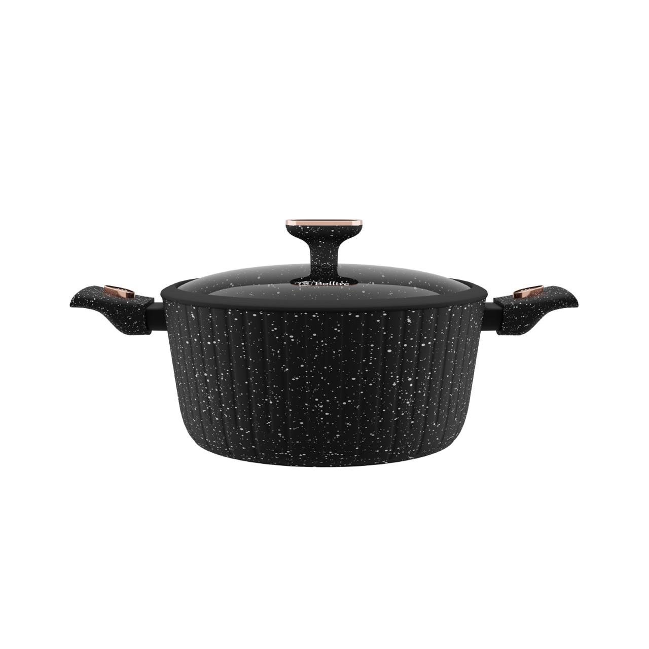 Кастрюля Bollire Sicilia с антипригарным покрытием и крышкой 28 см 6 л (BR-1504)