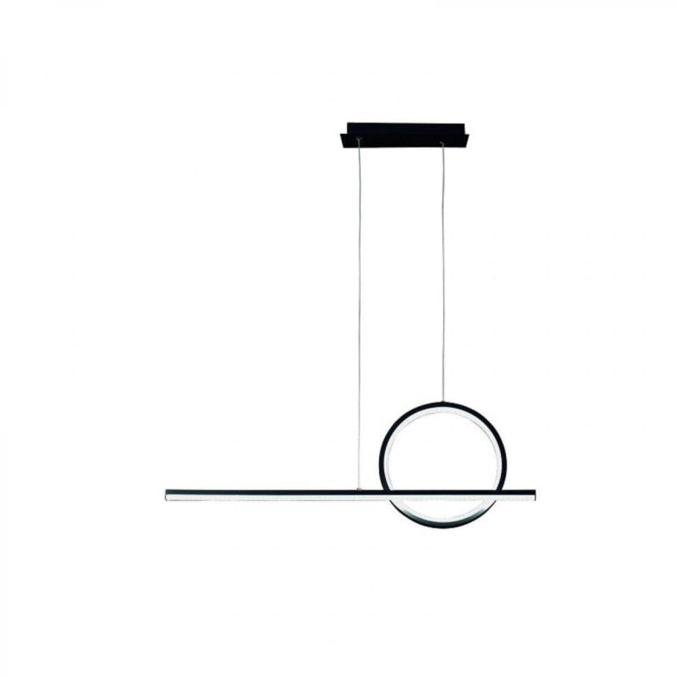 Люстра Mantra Kitesurf 80x8x150 см Бело-черный (Man7142)