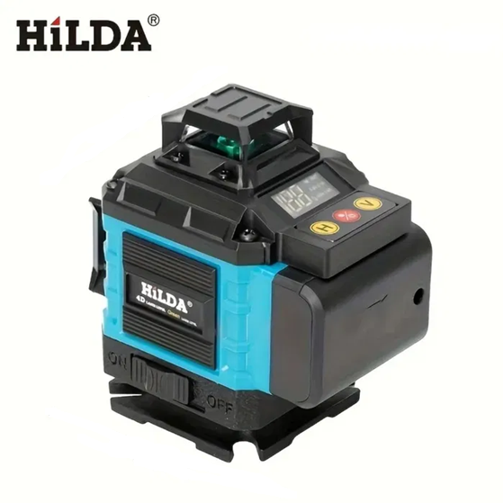 Лазерный уровень Откалиброванный Hilda 4D Led 16 линий 360 градусов 2 х АКБ (30472370) - фото 3 Лазерный уровень Откалиброванный Hilda 4D Led 16 линий 360 градусов 2 х АКБ (30472370) - фото 3