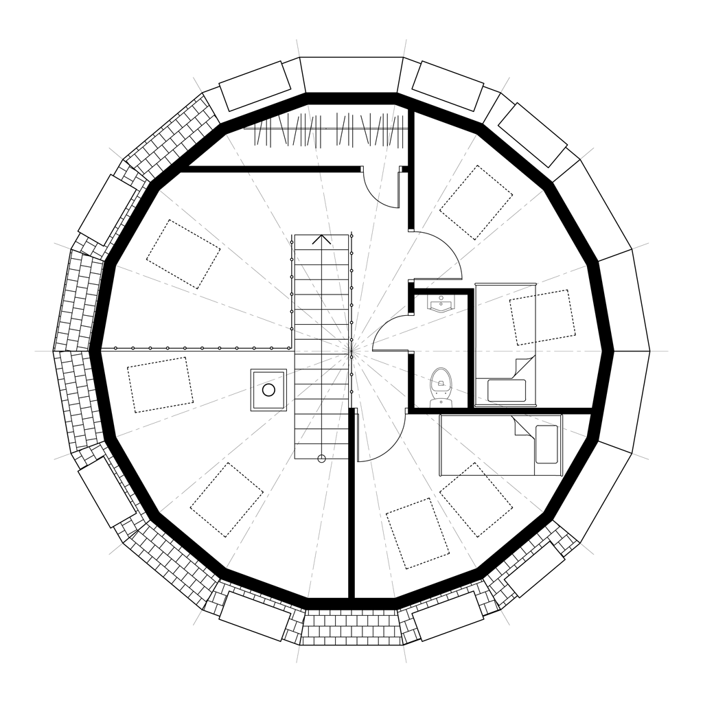 Дом купольный Freedome House 10 2 этажа быстросборный каркасный S 120 м2 (FDH 10) - фото 14