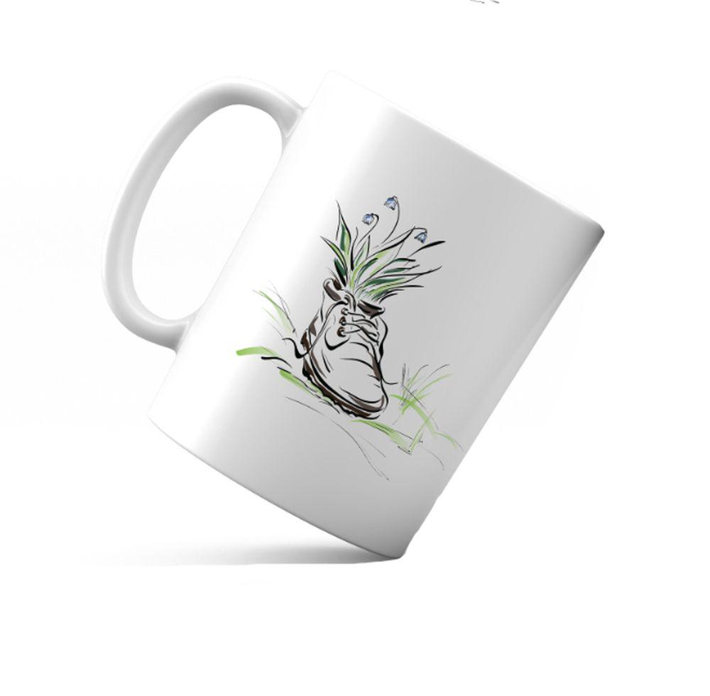 Кружка керамическая Иди верой 350 мл (хрч0021у)