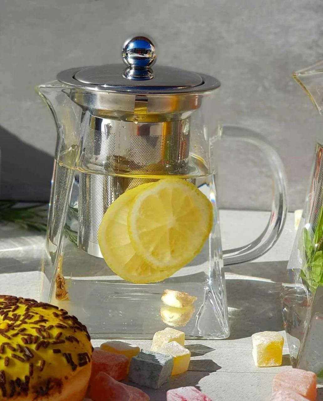 Заварювальний чайник із ситом Edenberg EB-19023 950 мл (2530556700) - фото 7