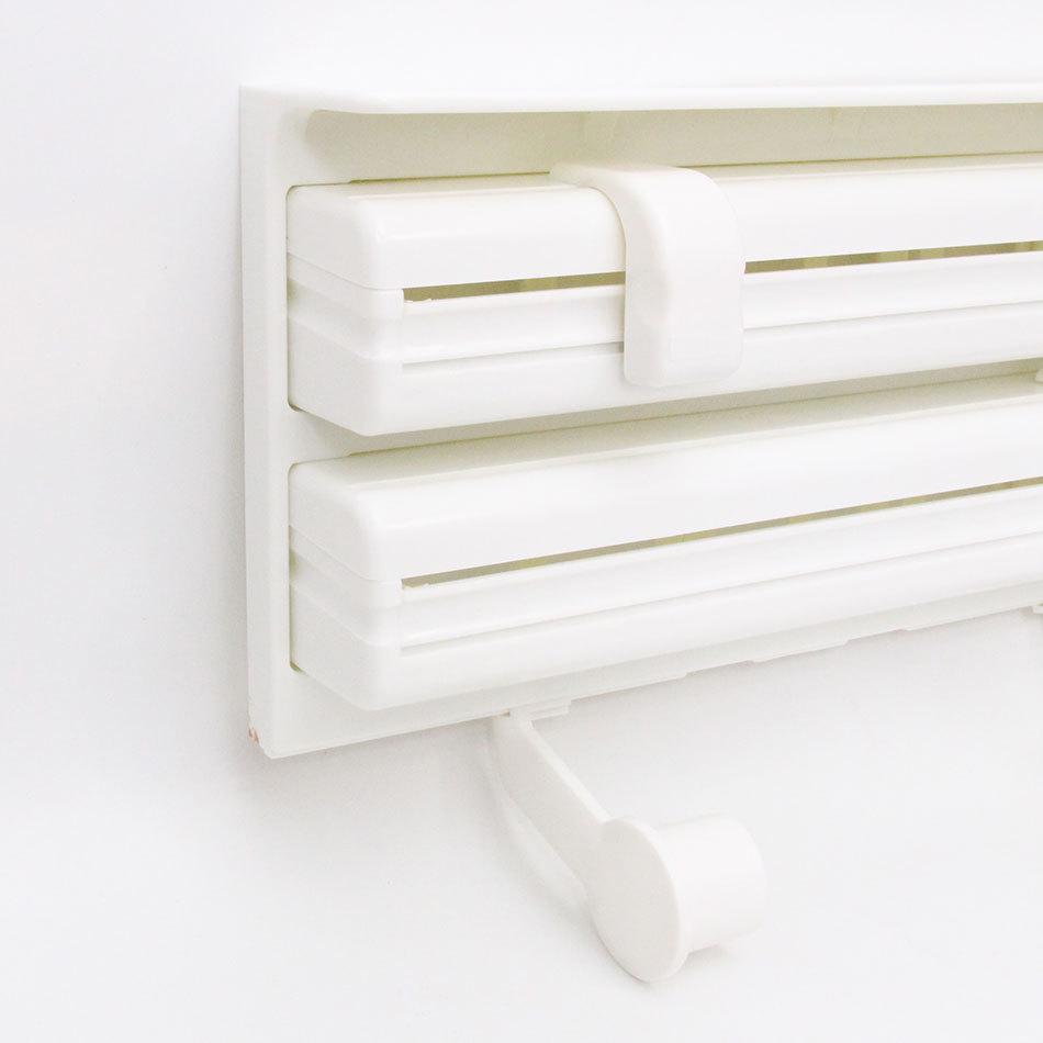 Кухонный держатель Triple Paper Dispenser для бумажных полотенец/пищевой пленки/фольги - фото 2