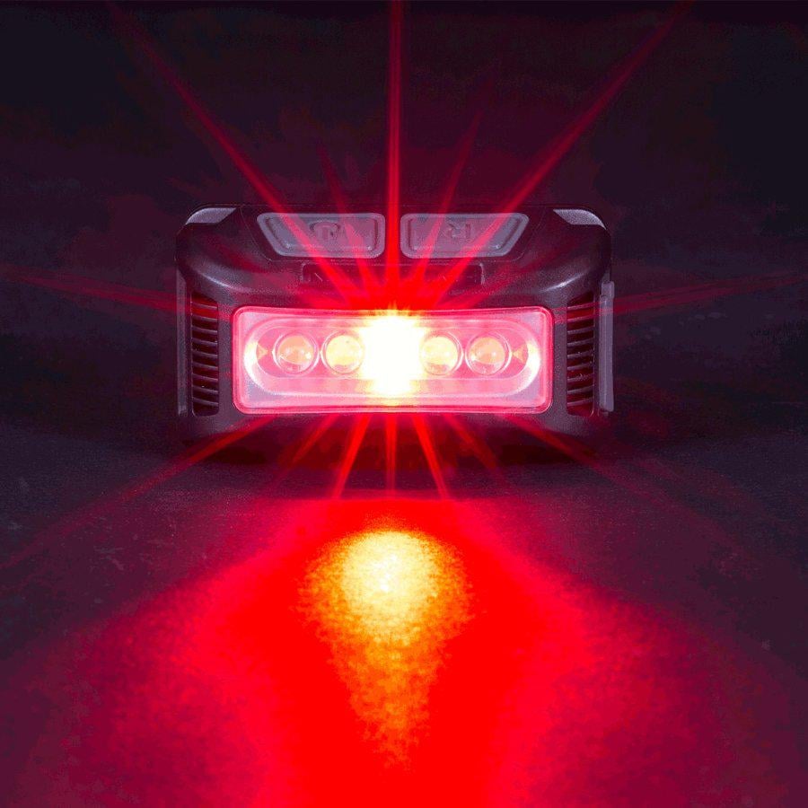 Ліхтар налобний Nitecore NU10 (4xLED + RED LED, 160 люмен, 7 режимів, USB), чорний 6-1231-black - фото 9