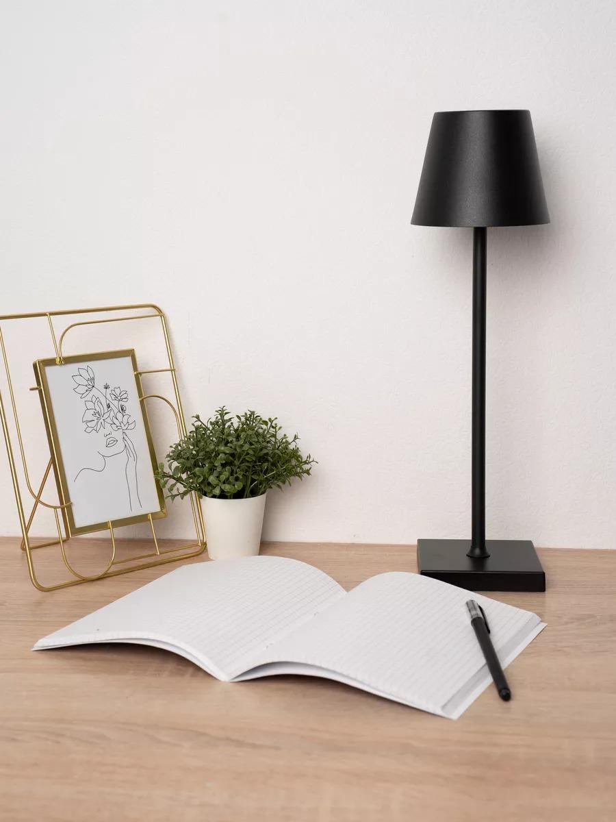 Лампа настільна акумуляторна High Heel LED у скандинавському стилі 5 Вт Чорний (4001L) - фото 2 Лампа настільна акумуляторна High Heel LED у скандинавському стилі 5 Вт Чорний (4001L) - фото 2