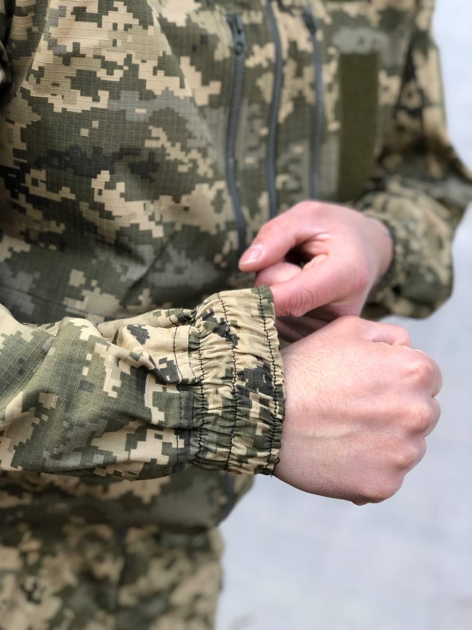 Куртка бомбер Кайман рипстоп р. 48 Пиксель (0586-48) - фото 4 Куртка бомбер Кайман рипстоп р. 48 Пиксель (0586-48) - фото 4