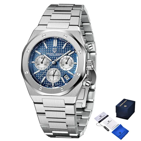 Наручний годинник Pagani Design PD-1707 Silver/Blue