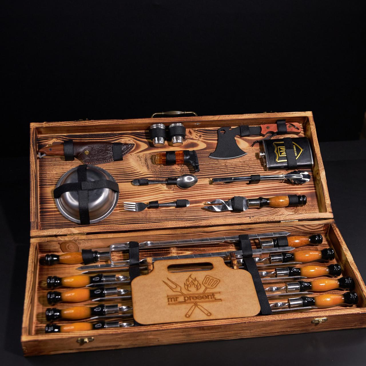 Набор шампуров в кейсе