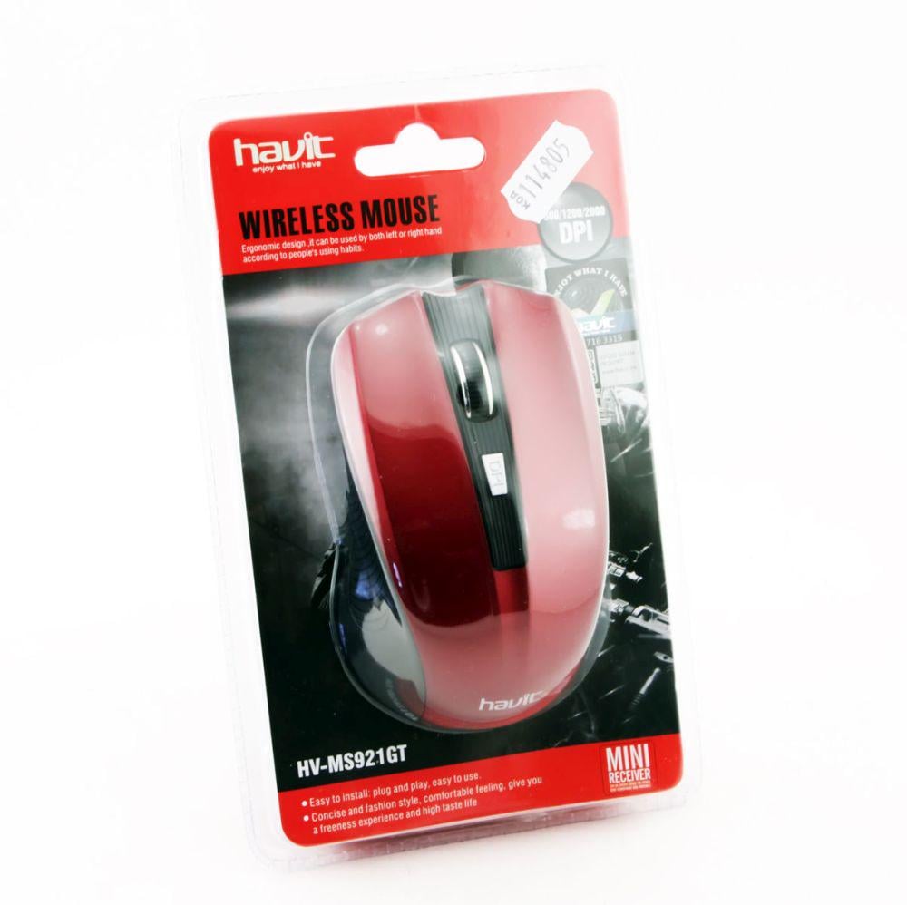 Мышь Havit HV-MS921GT USB Red (85078)