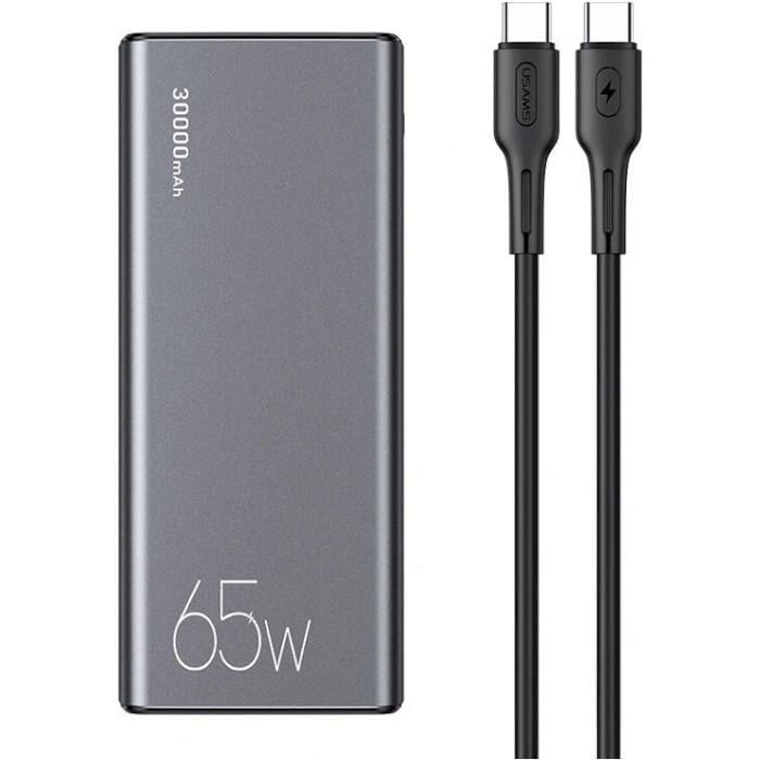 Зарядное устройство портативное Usams 30000 mAh 65W