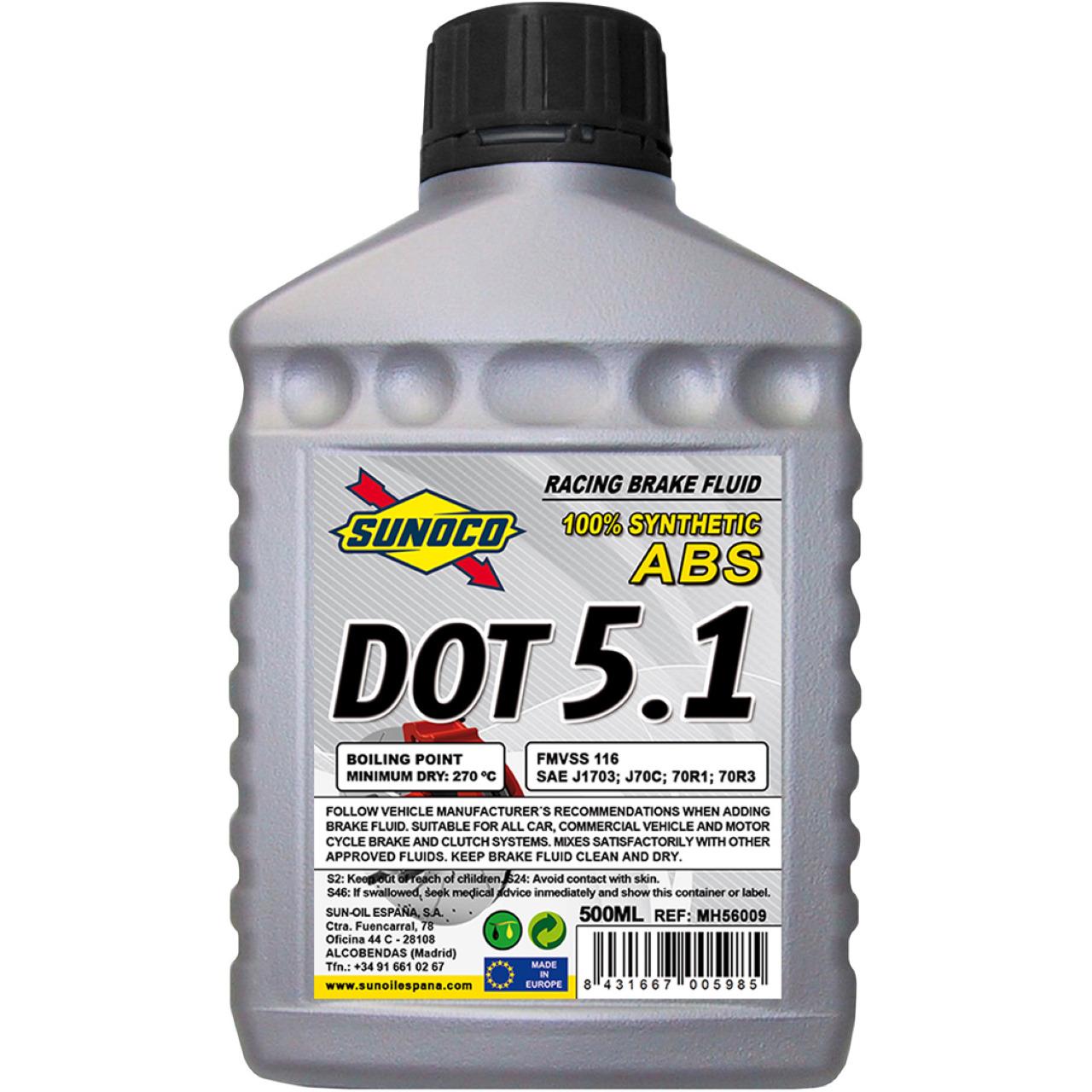 Гальмівна рідина Sunoco Brake Fluid DOT-5.1 0.5 л (MH56009)