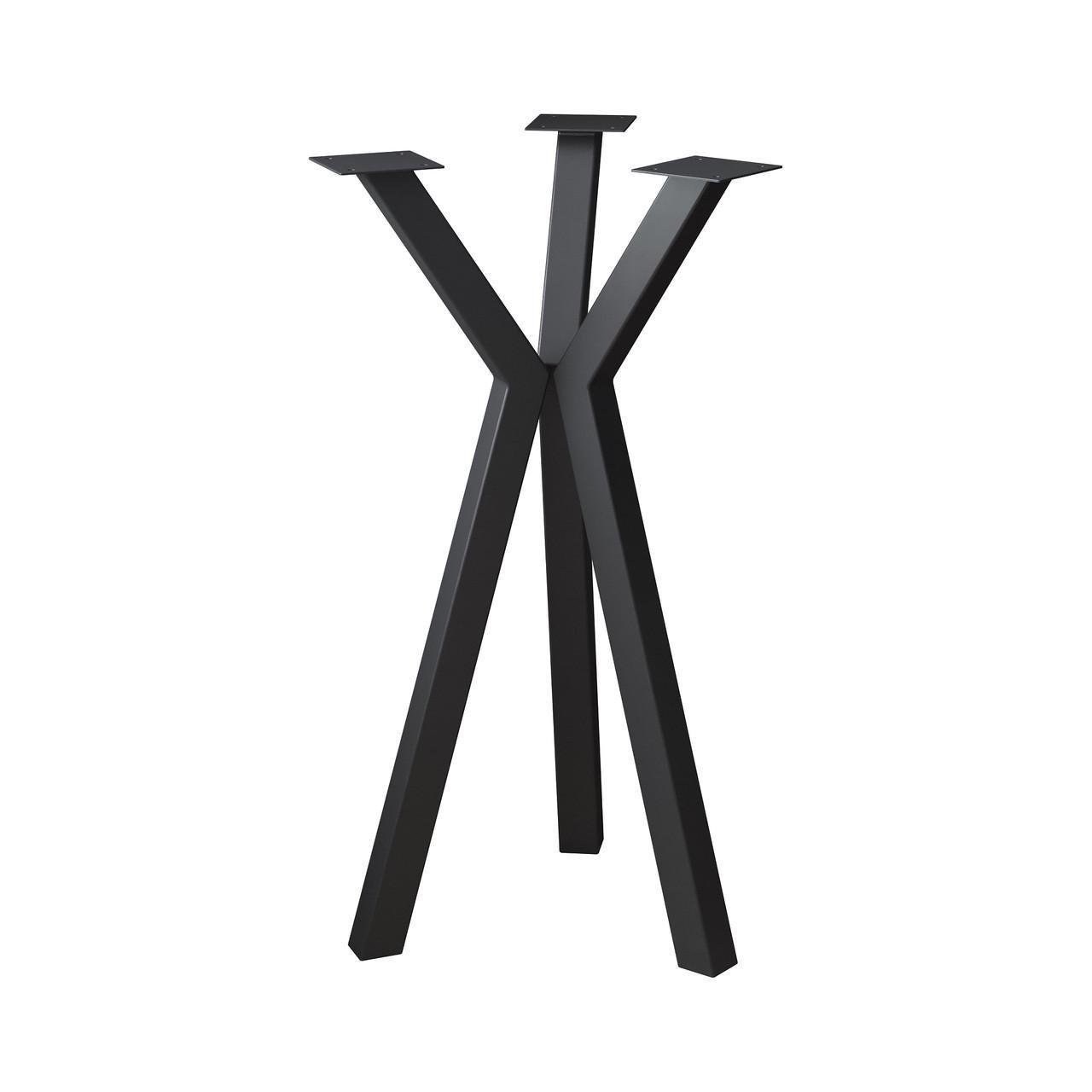 Комплект ножек для стола из металла Scandi 730 мм 3 шт. Черный (1117) Комплект ножек для стола из металла Scandi 730 мм 3 шт. Черный (1117)