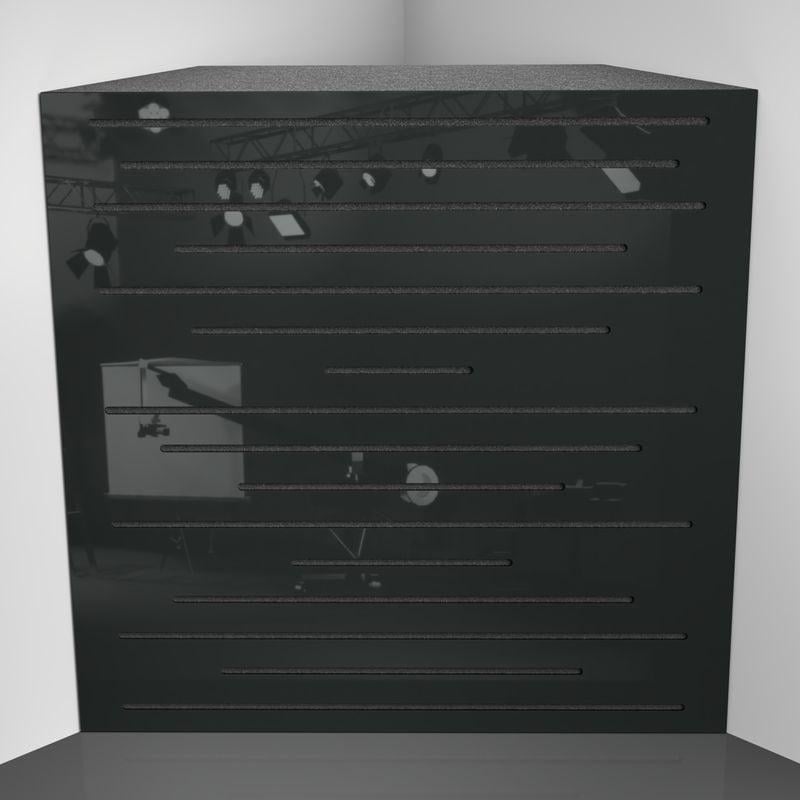 Бас ловушка Ecosound EcoPulse Plastic 50х50 см 100 мм Черный (1627)