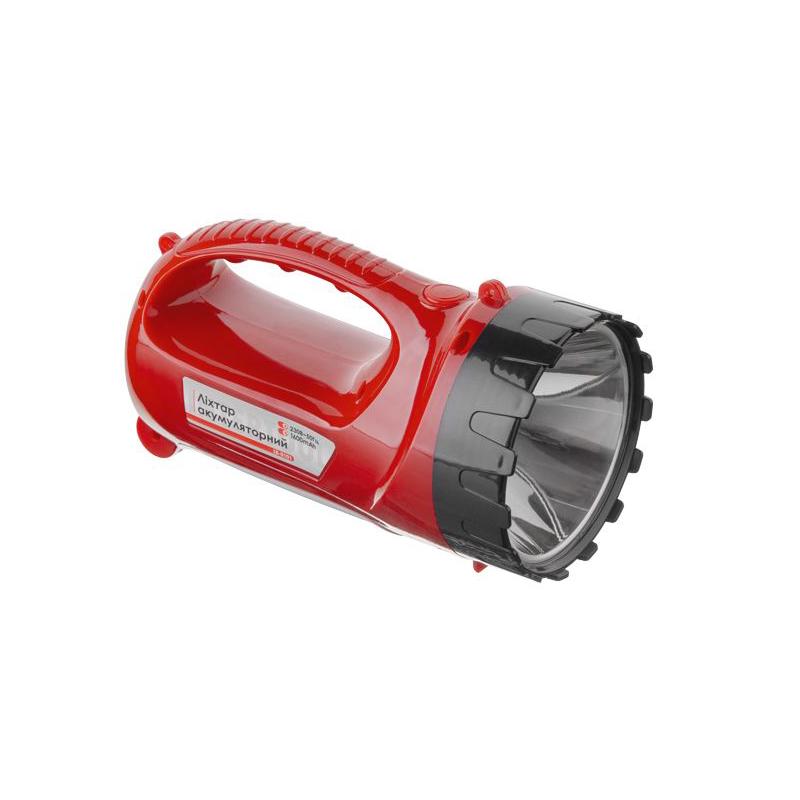 Ліхтар акумуляторний INTERTOOL LB-0101 ручний переносний 1 LED 5 W та бічна лампа на 15 SMD Black/Red - фото 5 Ліхтар акумуляторний INTERTOOL LB-0101 ручний переносний 1 LED 5 W та бічна лампа на 15 SMD Black/Red - фото 5