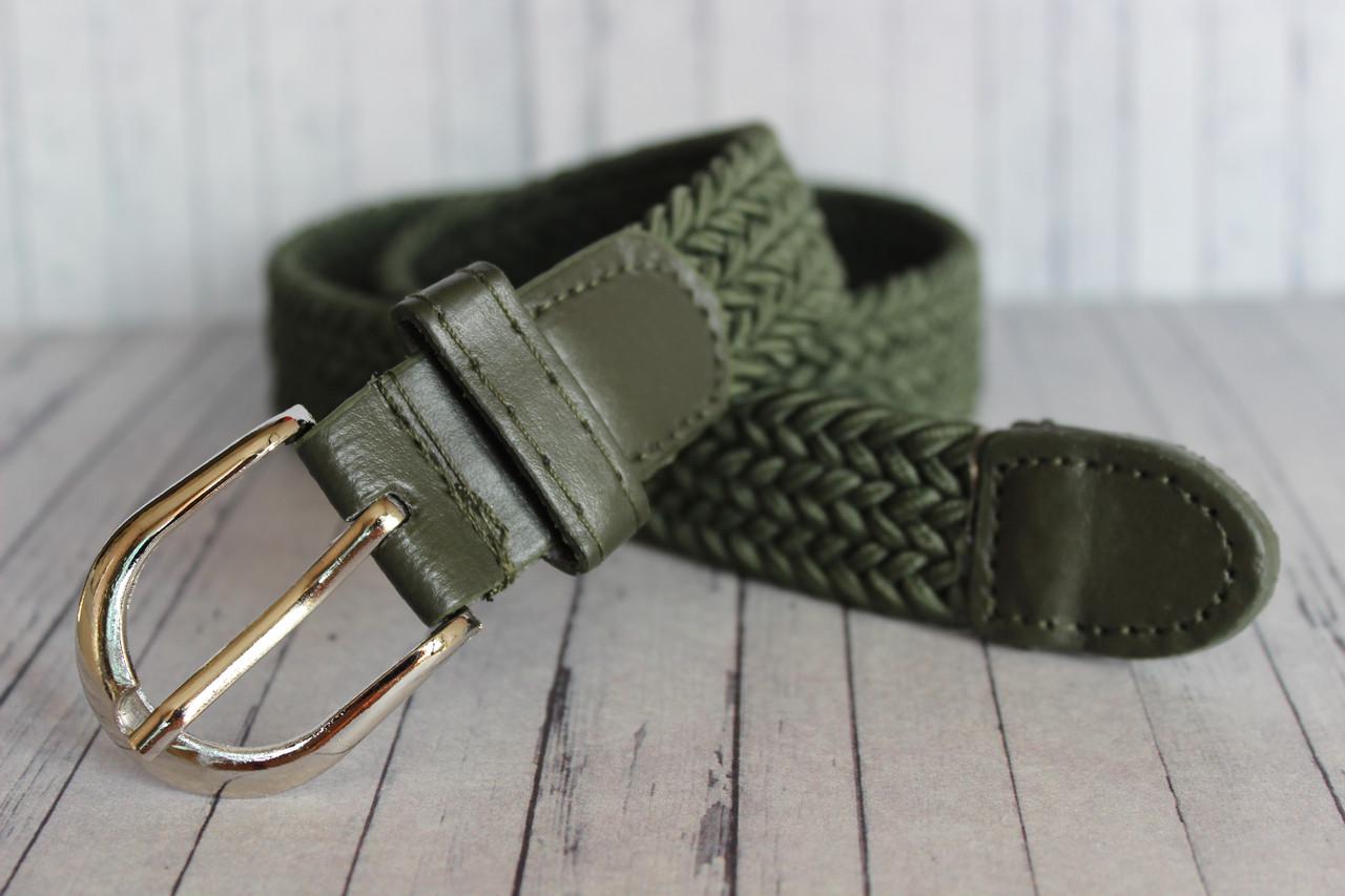 Ремень детский резинка Хаки (692667658)