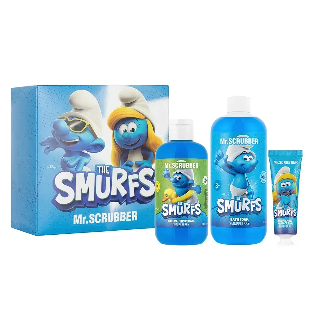 Подарунковий набір косметики Mr.SCRUBBER для дітей The Smurfs Bubble Fun Set (2894027189)