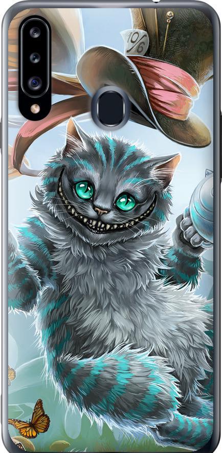 Чехол на Samsung Galaxy A20s A207F Чеширский кот 2 (3993u-1775-42517)