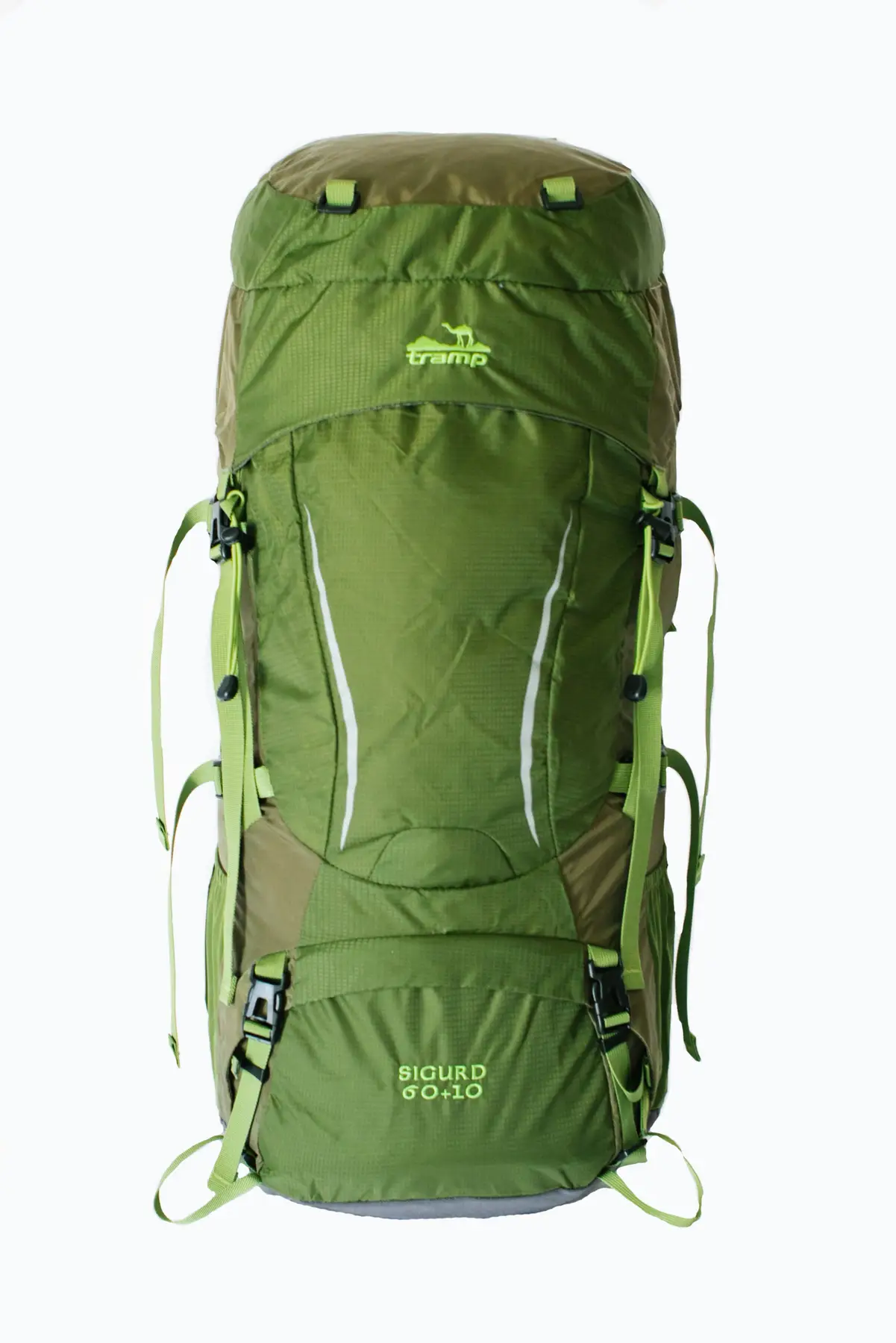 Рюкзак туристический Tramp Sigurd 60+10 Зеленый (UTRP-045-green) - фото 1