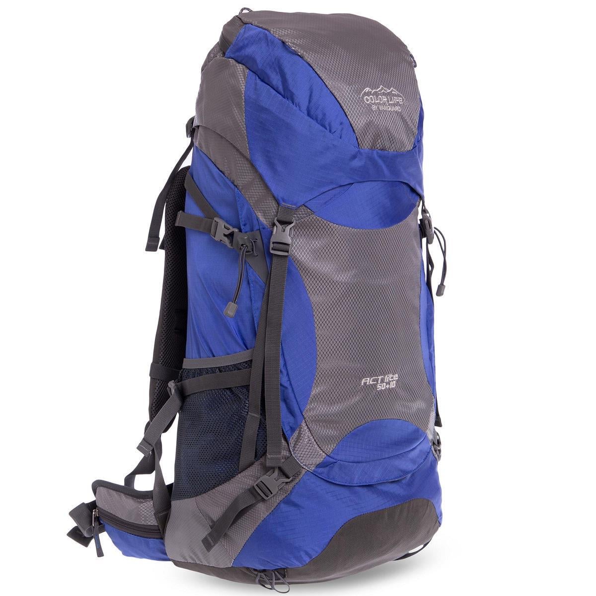 Рюкзак туристический/каркасный COLOR LIFE 174 нижний вход 60 л Синий (GA-174-B)