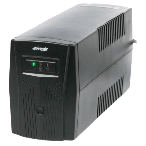 Стабілізатор напруги EnerGenie EG-UPS-B850 850ВА 510 Вт 2 Shuko 8 Ah Black (34063905)