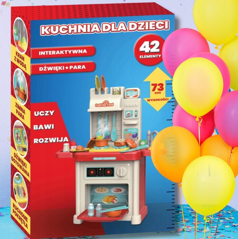 Детская игрушечная кухня для девочки с паром/водой/посудой и имитацией закипания 73 см 42 предмета (29308903) - фото 9 Детская игрушечная кухня для девочки с паром/водой/посудой и имитацией закипания 73 см 42 предмета (29308903) - фото 9