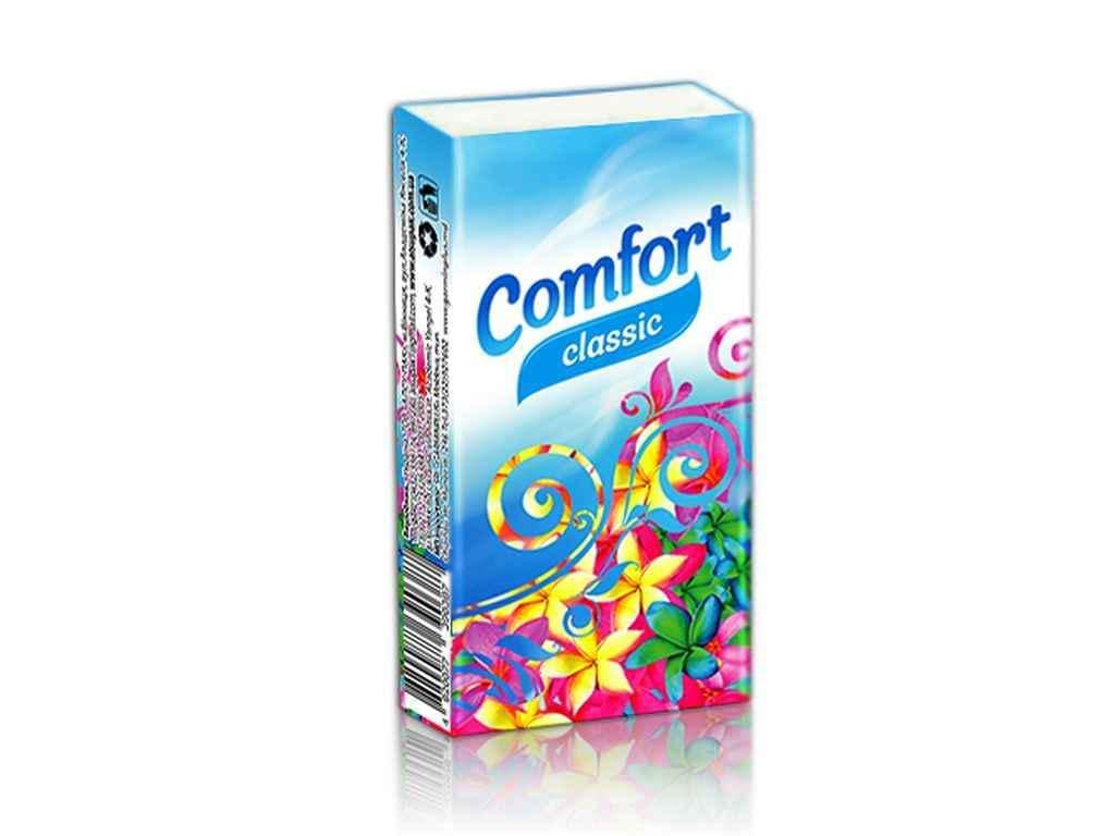 Носові хустинки Comfort Plus без запаху Класік 1 шт. (1021255)