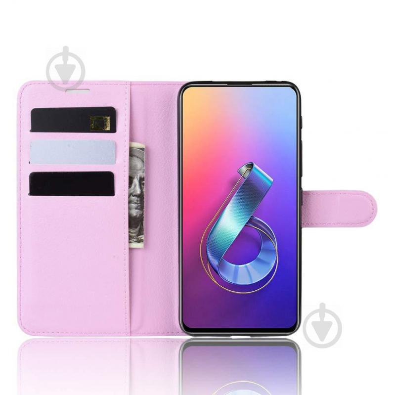 Чохол-книжка Litchie Wallet для Asus Zenfone 6 ZS630KL Pink (hub_TfFz84507) - фото 5