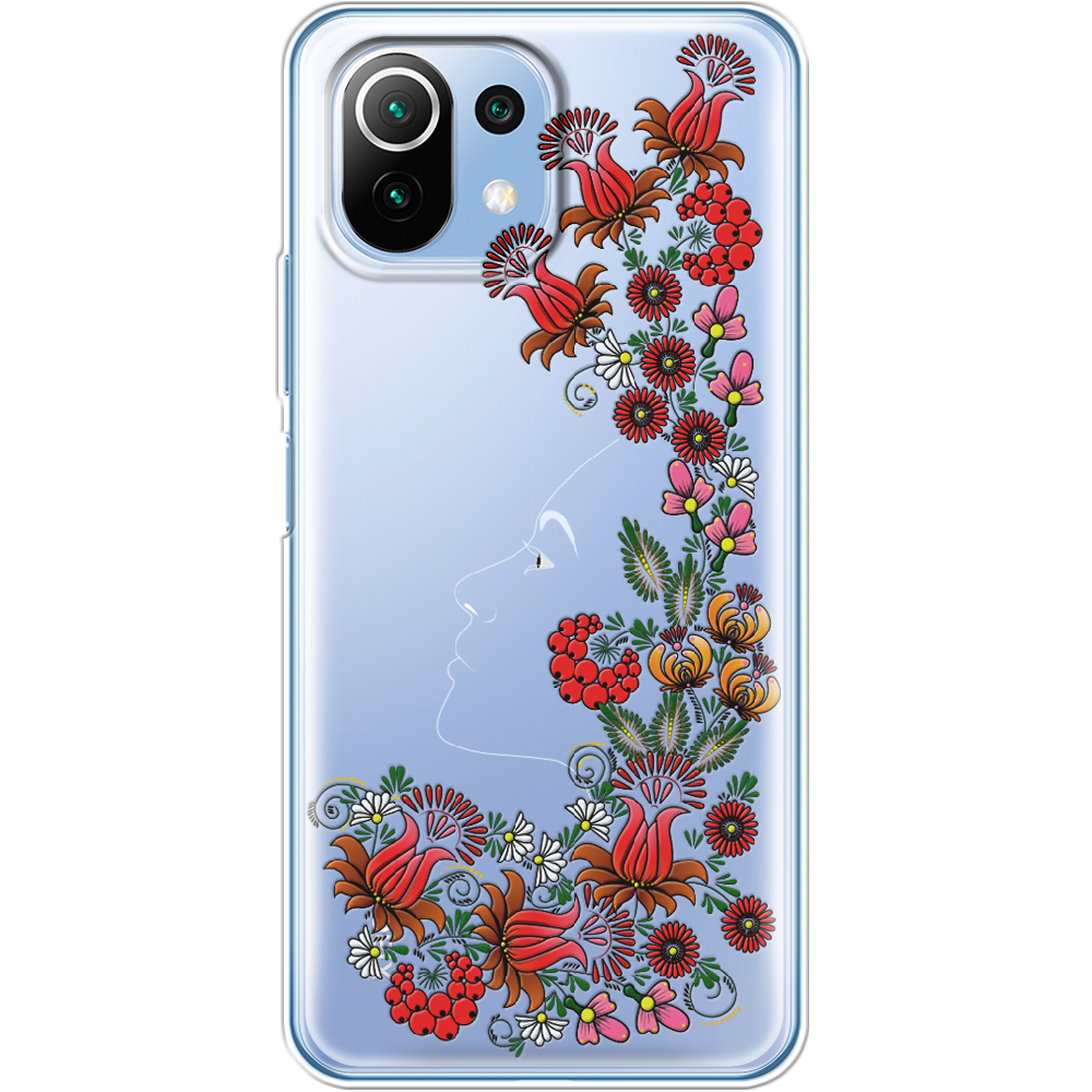 Чохол Boxface Xiaomi Mi 11 Lite 3D Ukrainian Muse Прозорий силікон (42128-bk64-42128)