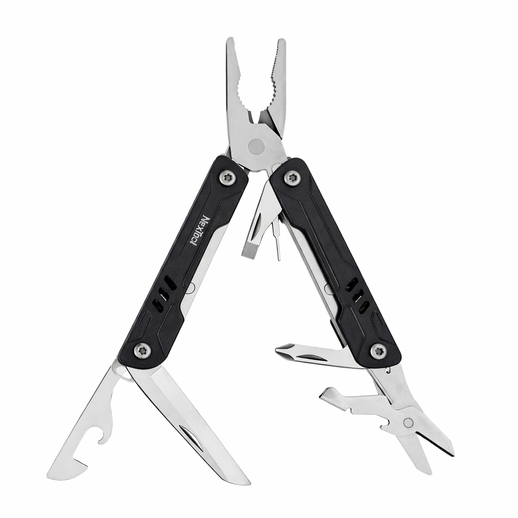 Мультитул NexTool Mini Sailor Pliers S11 6,7 см 11 функций Черный (bb7391d0)
