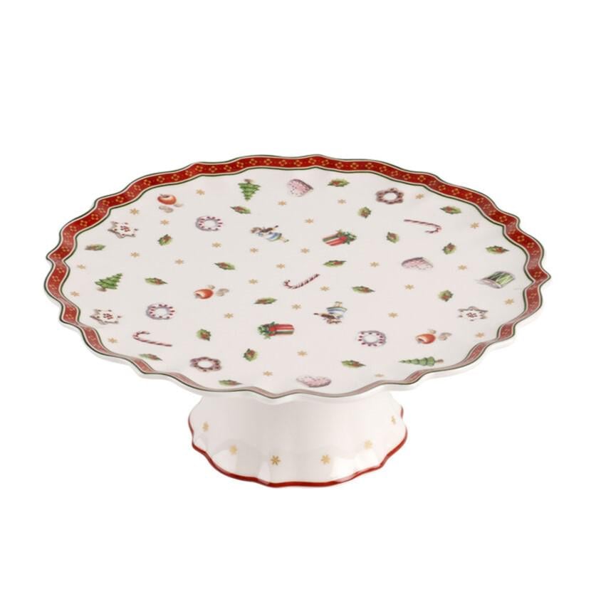 Тортница для торта Villeroy & Boch Toy's Delight новогодняя новогодняя 28 см (1485852295)