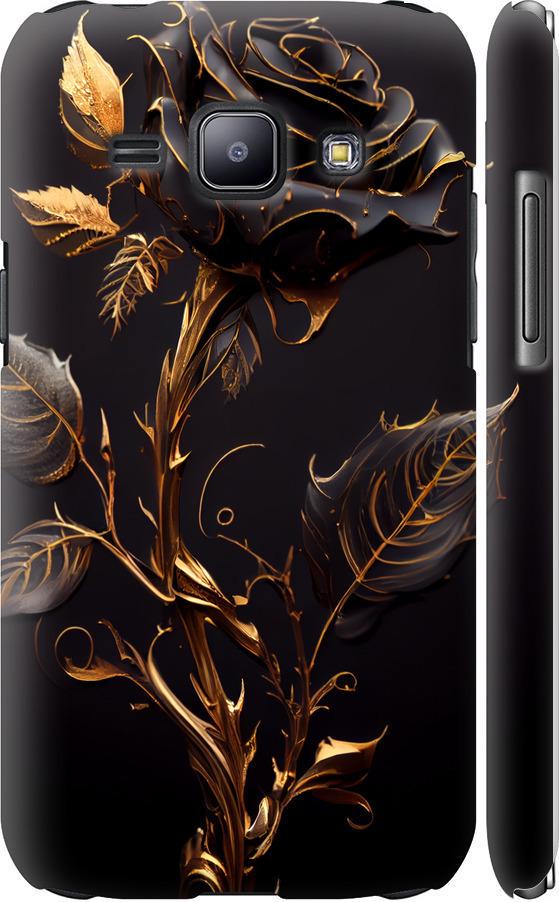 Чехол на Samsung Galaxy J1 J100H Роза 3 (5552m-104-42517)