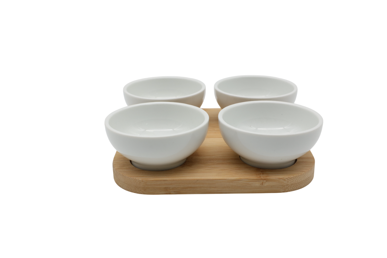 Набор пиал керамических на подставке Eurogold 5 предметов (7112901409) - фото 2 Набор пиал керамических на подставке Eurogold 5 предметов (7112901409) - фото 2