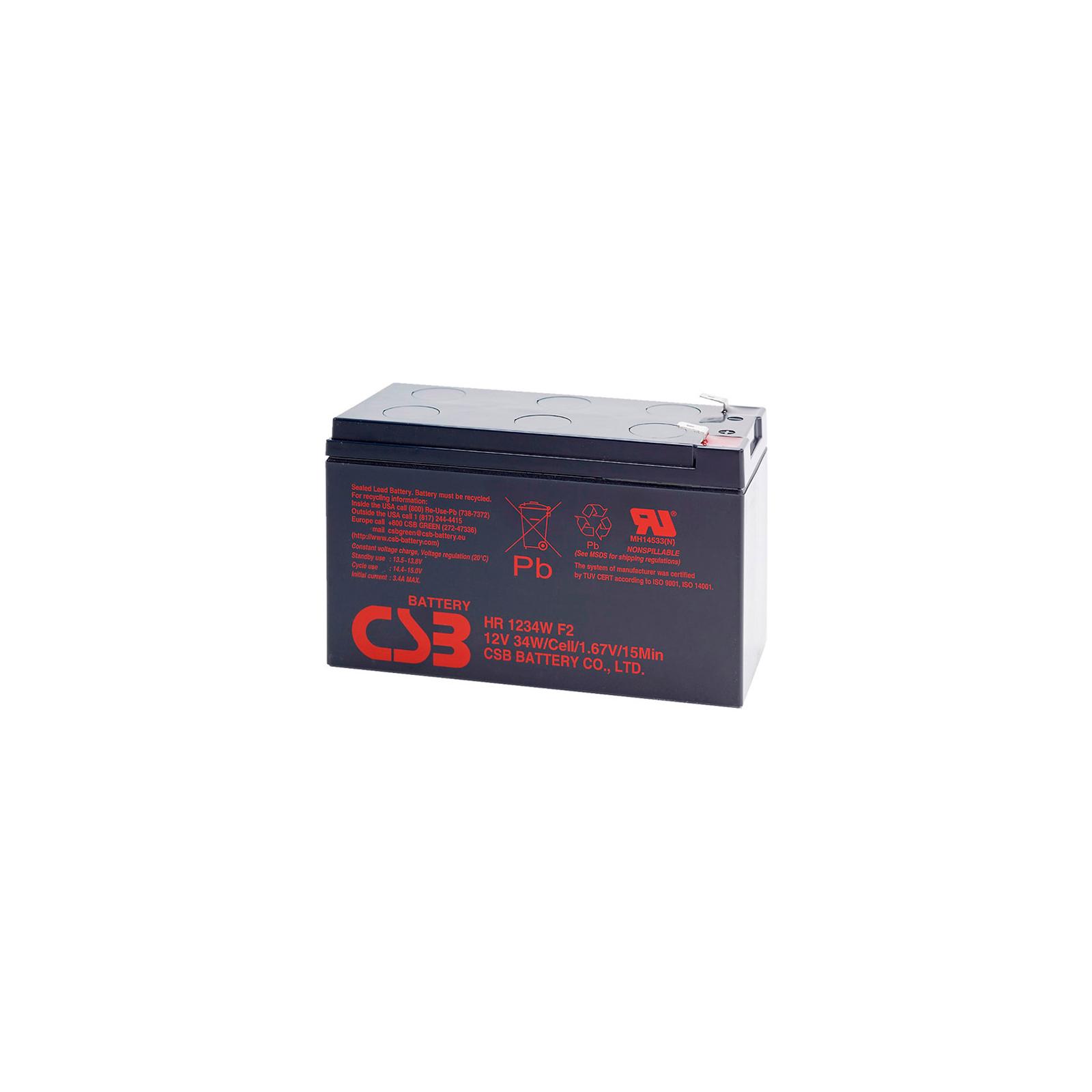 Батарея до ДБЖ 12В 9Аг CSB (HR1234WF2) Батарея до ДБЖ 12В 9Аг CSB (HR1234WF2)