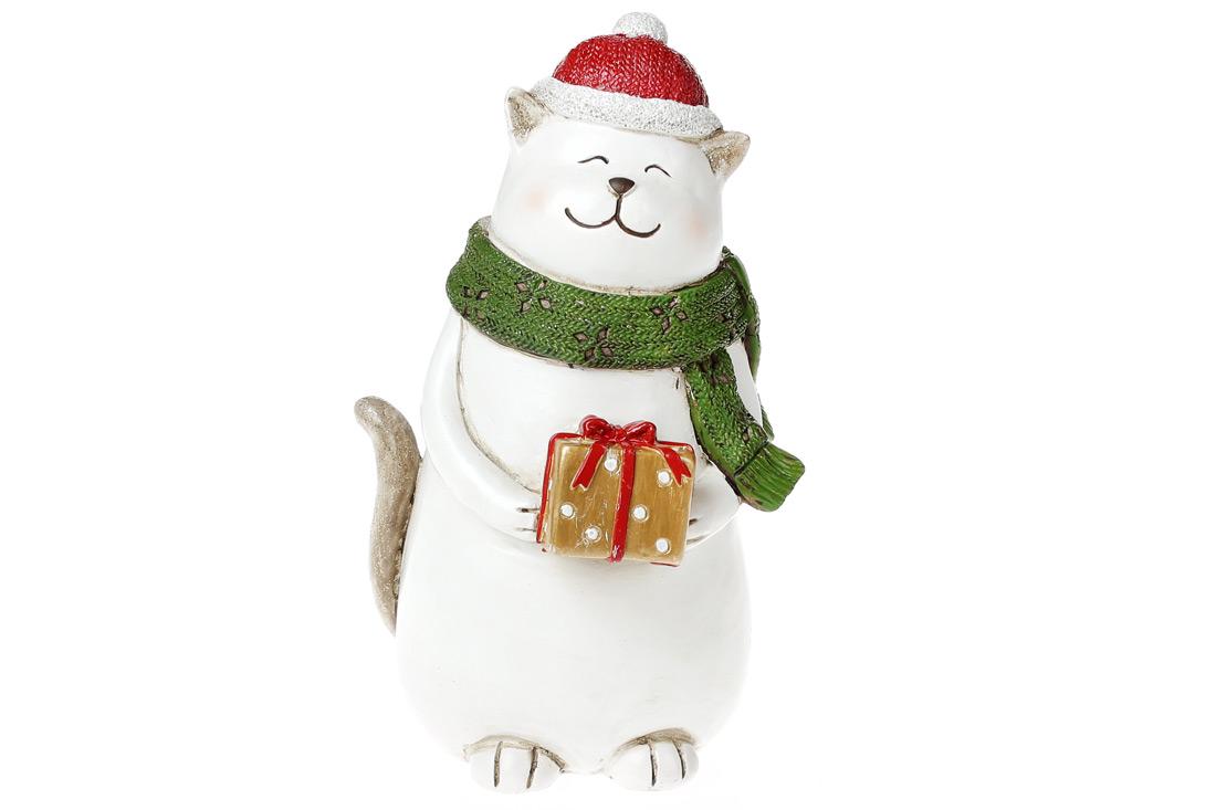 Декоративная статуэтка BonaDi Котик с подарком (218-774)